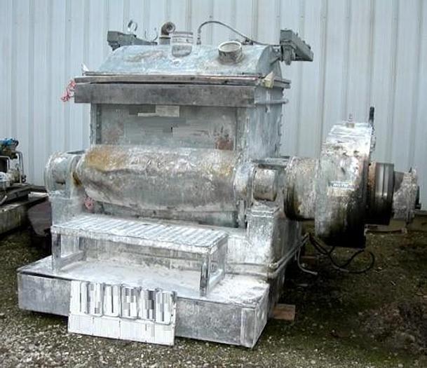 Used 300 GALLON AARON DOUBLE ARM MIXER – C/S – VACUUM – JACKETED