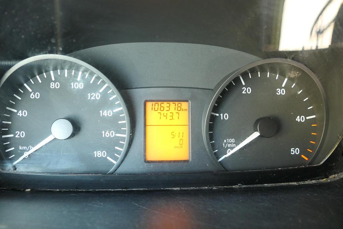 Gebraucht Mercedes-Benz SPRINTER 310 CDI MAXI EURO-5 KOFFER REGALE KAMERA DURCHGANG