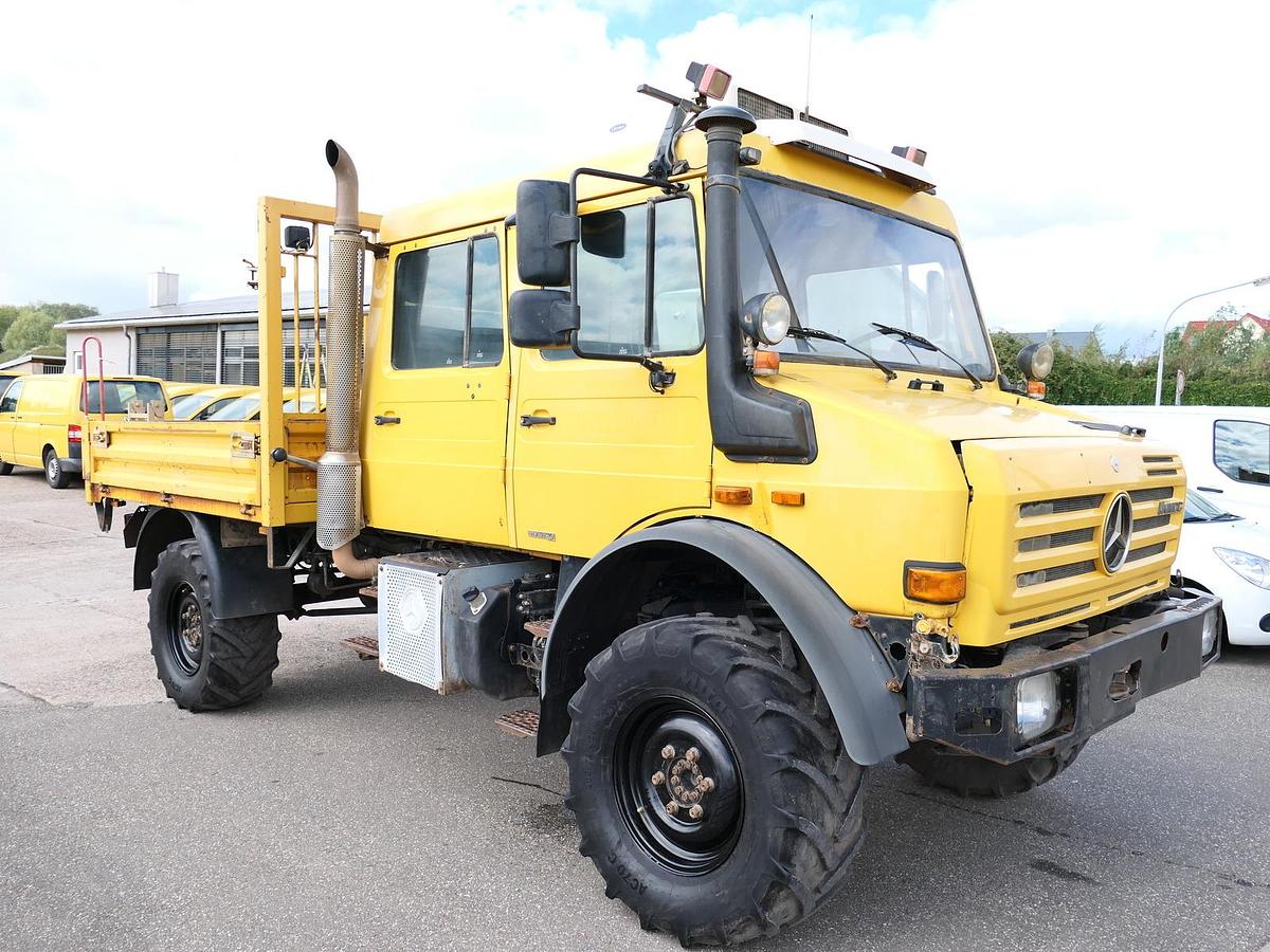 Gebraucht Unimog U4000 437/25 DoKa AHK KLIMA STANDHEIZUNG EURO-4