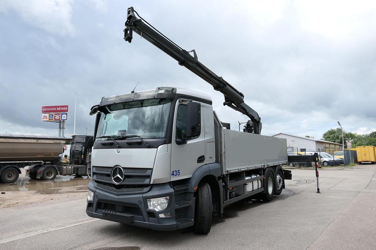 Gebraucht Mercedes-Benz Antos 2540 L KLIMA Palfinger-Kran PK15001L Lenkachse - Alufelgen