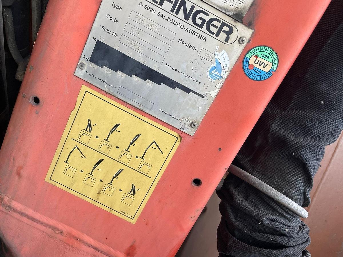 Gebraucht Unimog U1450 Palfinger PK 105B AHK STANDHEIZUNG