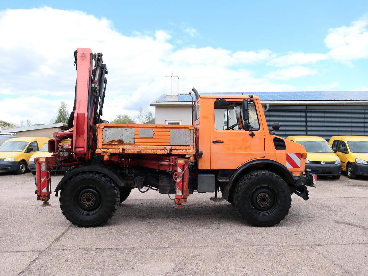 Gebraucht Unimog U1450 Palfinger PK 105B AHK STANDHEIZUNG