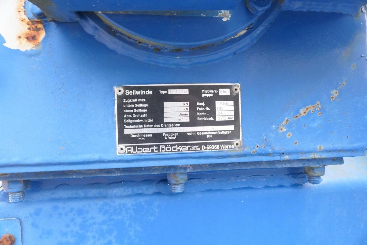 Gebraucht Albert Böcker Anhängerkran AHK 27/700 - Seilwinde HY1010