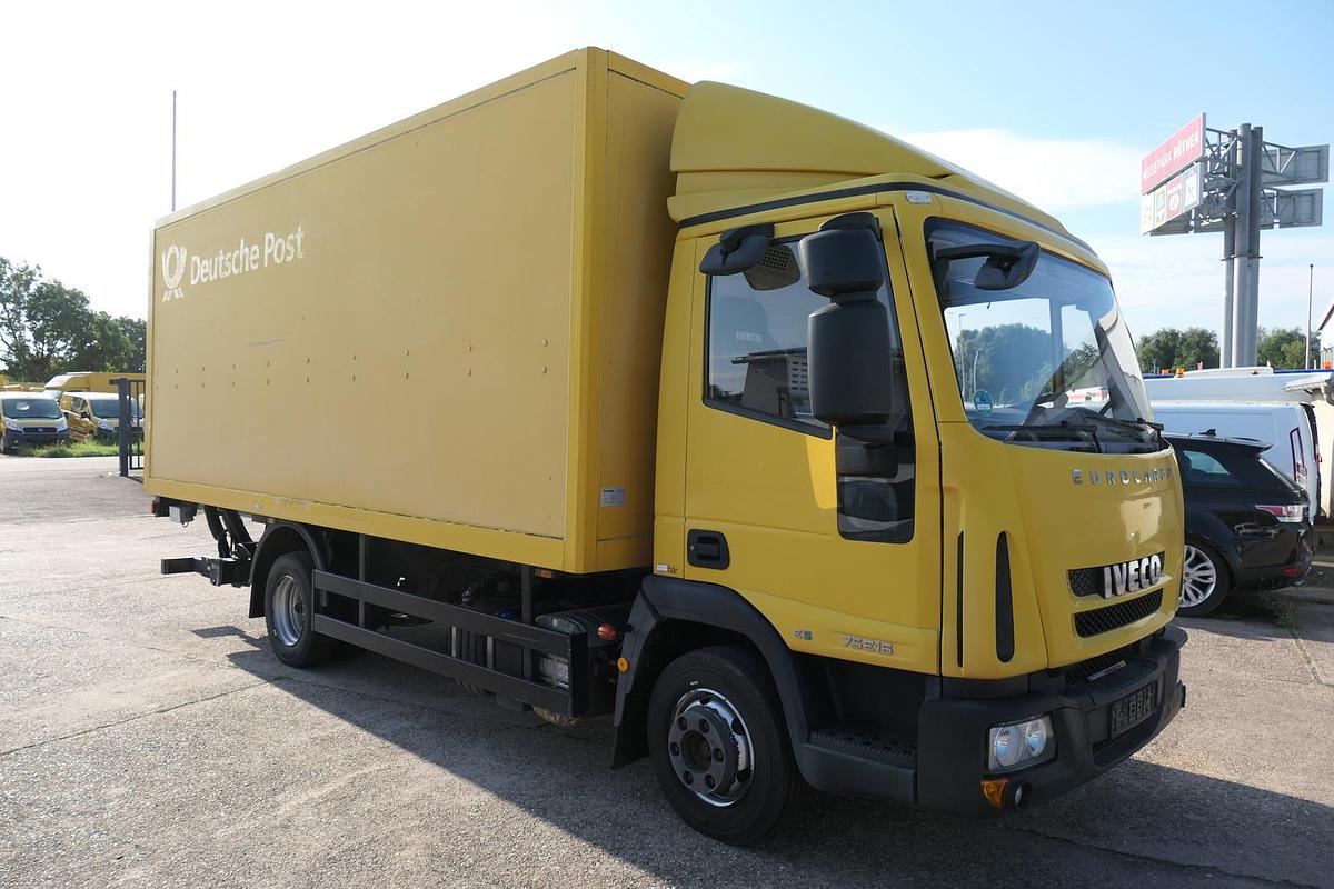 Gebraucht Iveco EuroCargo ML 75 E 16 P LBW LUFT AUTOMATIK COC EURO-5 Koffer-Innenlänge 5,5m