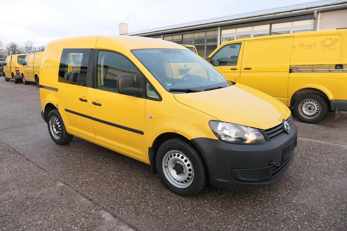 Gebraucht Volkswagen Caddy 2.0 TDI EURO-5 PARKTRONIK 6-GANG 2xSCHIEBETÜR CoC