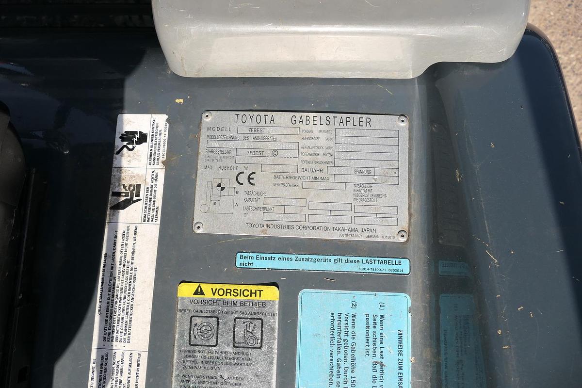 Gebraucht Toyota 7FBEST 15 Elektro Batterie 48/2021 3-Rad