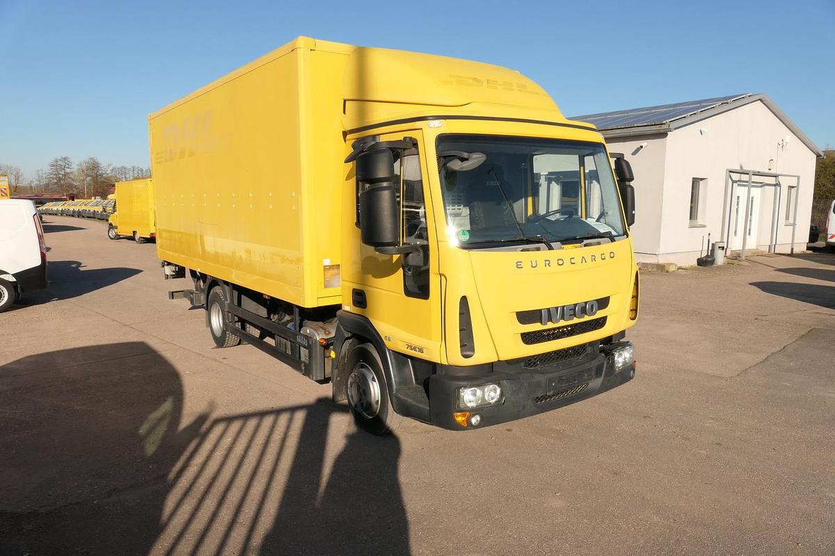 Gebraucht Iveco EuroCargo ML 75 E 16 P LBW LUFT AUTOMATIK COC EURO-5 Koffer-Innenlänge 5,5m
