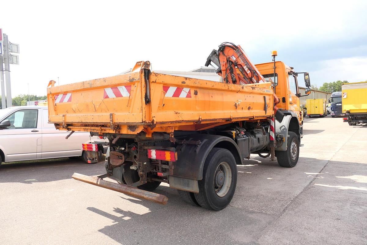 Gebraucht Mercedes-Benz 1828 AK Kran Axor-R Atlas 85.2 Kipper Winterdienst