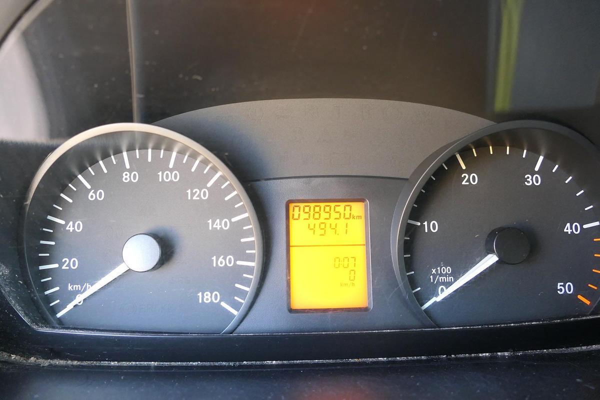 Gebraucht Mercedes-Benz SPRINTER 310 CDI MAXI EURO-5 KOFFER REGALE KAMERA DURCHGANG