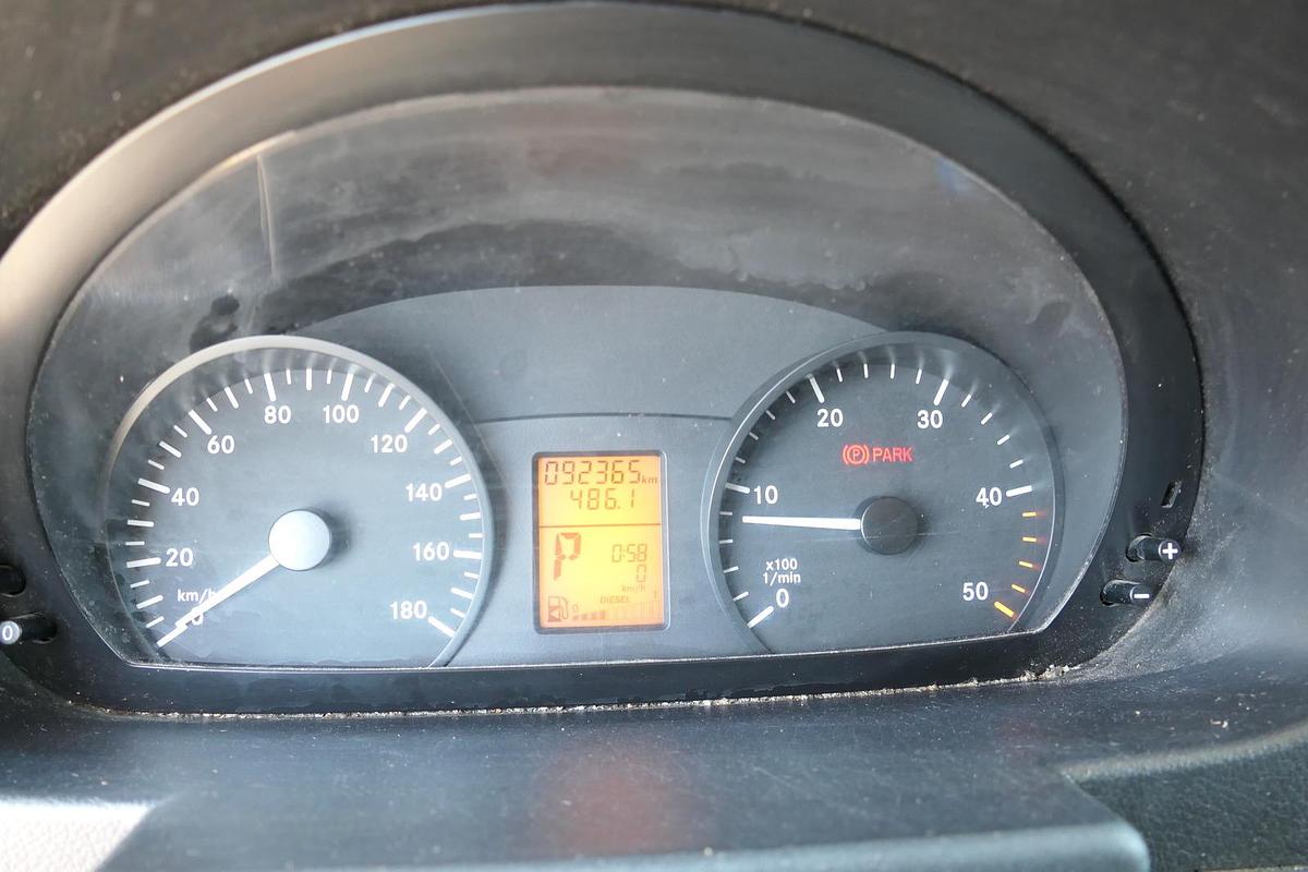 Gebraucht Mercedes-Benz SPRINTER 310 CDI MAXI EURO-5 KOFFER DURCHGANG REGALE KAMERA