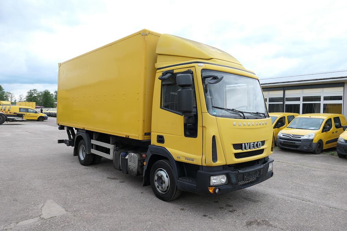Gebraucht Iveco EuroCargo ML 75 E 16 P LBW LUFT AUTOMATIK EURO-5 Koffer-Innenlänge 5,5m