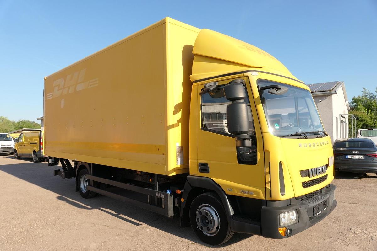 Gebraucht Iveco EuroCargo ML 75 E 16 P LBW AHK LUFT AUTOMATIK CoC EURO-6 - LBH 6,05x2,44x2,28