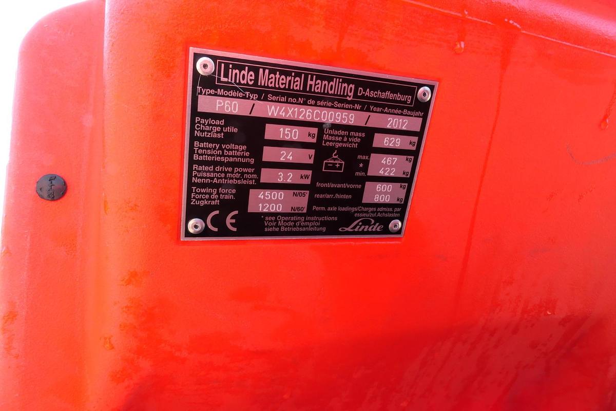 Gebraucht Linde P 60 Z Schlepper Batterie 10/2019