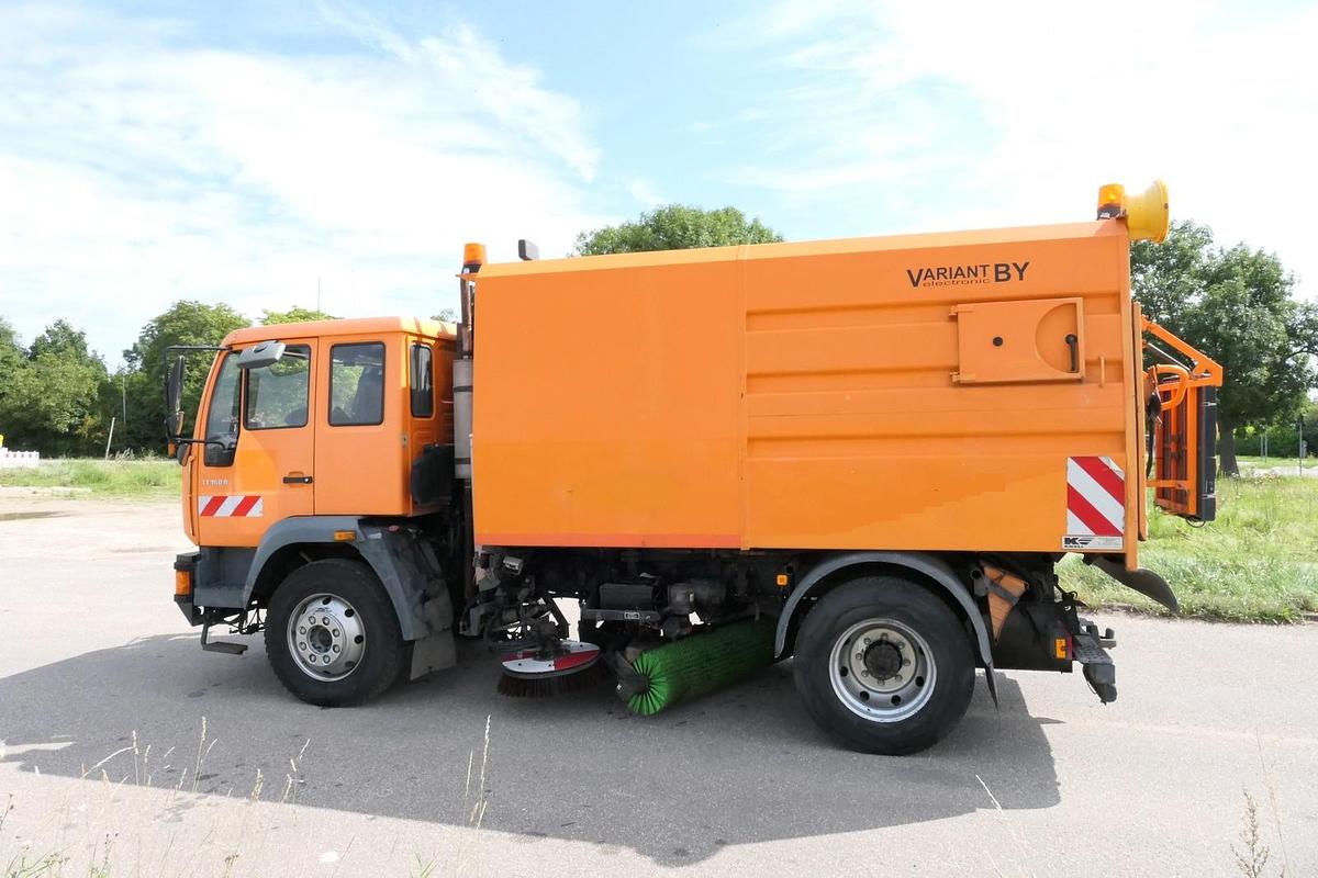 Gebraucht MAN LE 1608 KOMMUNAL KROLL BY SFZ - Rechtslenker