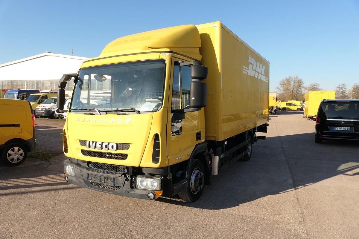 Gebraucht Iveco EuroCargo ML 75 E 16 P LBW LUFT AUTOMATIK COC EURO-5 Koffer-Innenlänge 5,5m