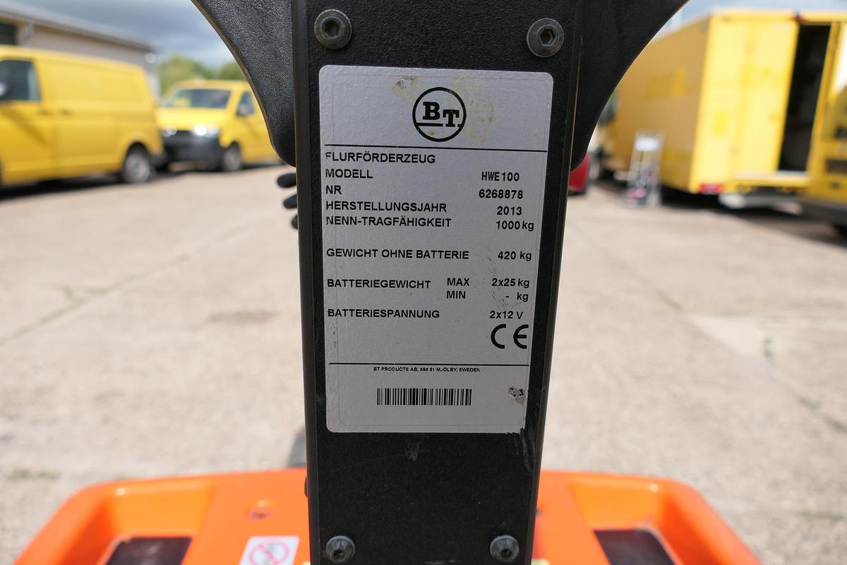 Gebraucht BT HWE 100 Elektro
