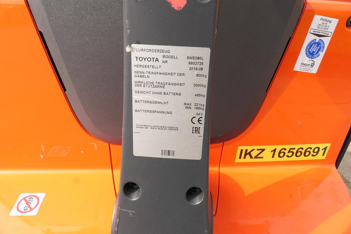 Gebraucht Toyota SWE 080L Batterie 12/2022