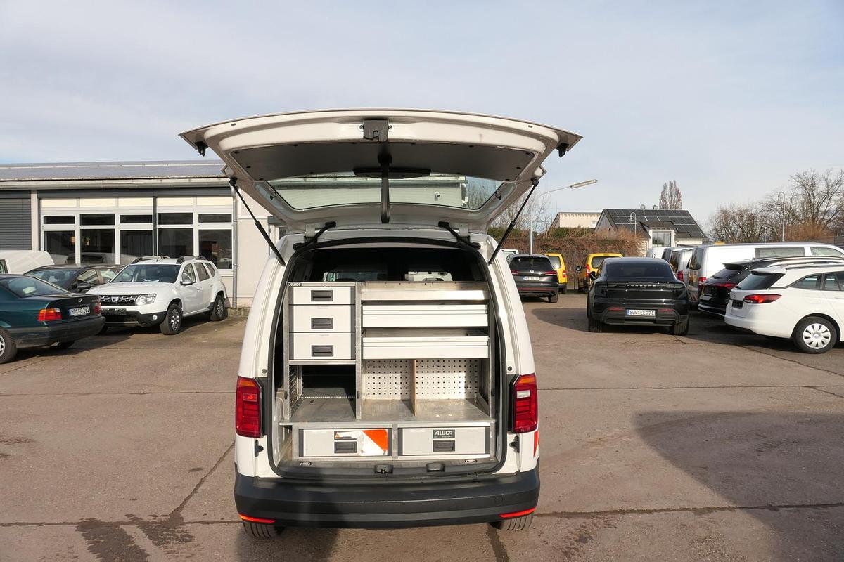 Gebraucht Volkswagen Caddy 2.0 TDI 4Motion Klima Werkstatteinbauten Tempomat COC