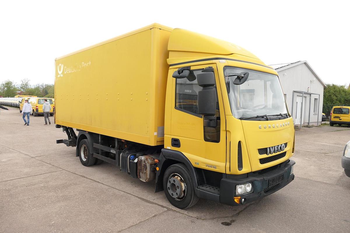Gebraucht Iveco EuroCargo ML 75 E 16 P LBW LUFT AUTOMATIK EURO-5 Koffer-Innenlänge 5,5m