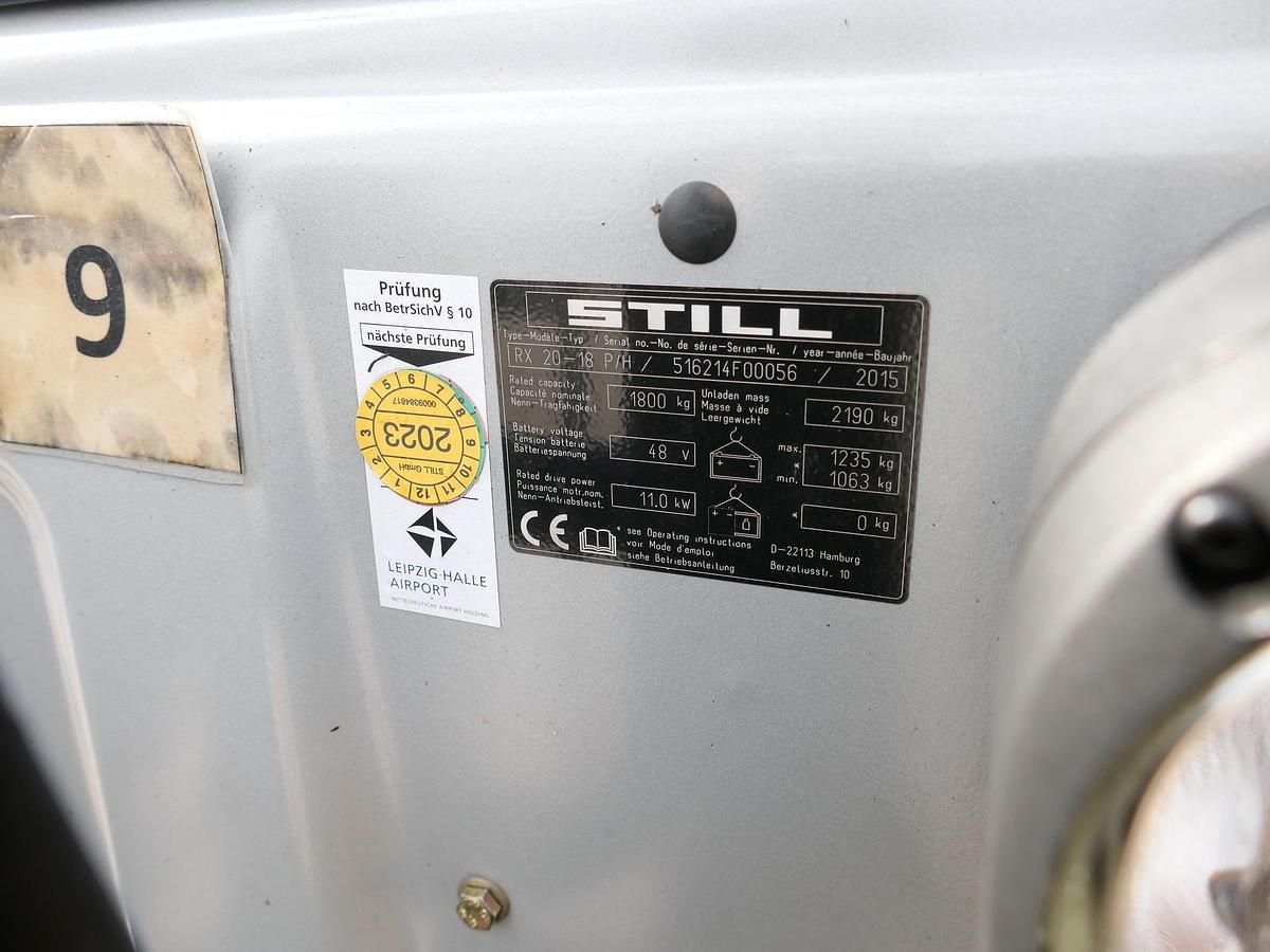 Gebraucht Still RX 20-18P/H 4-RAD Lange Gabeln