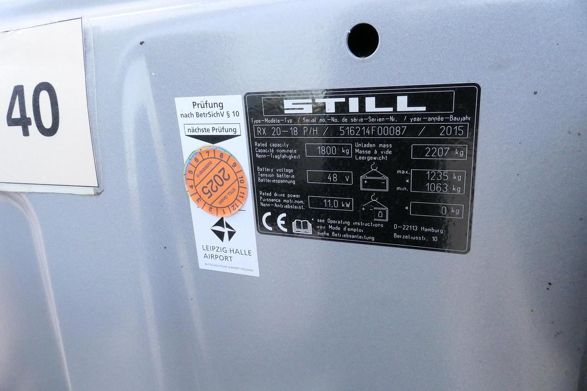 Gebraucht Still RX 20-18P/H 4-RAD Lange Gabeln