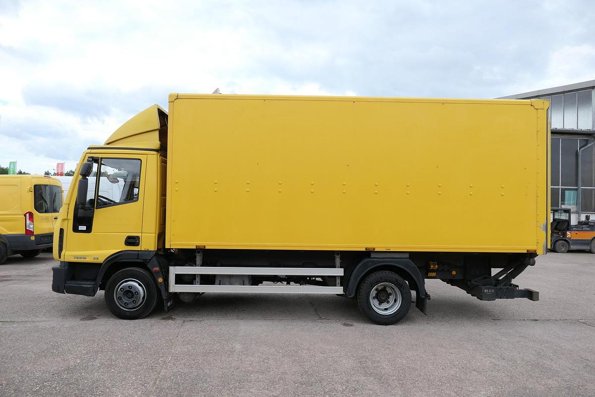 Gebraucht Iveco EuroCargo ML 75 E 16 P LBW LUFT AUTOMATIK EURO-5 Koffer-Innenlänge 5,5m