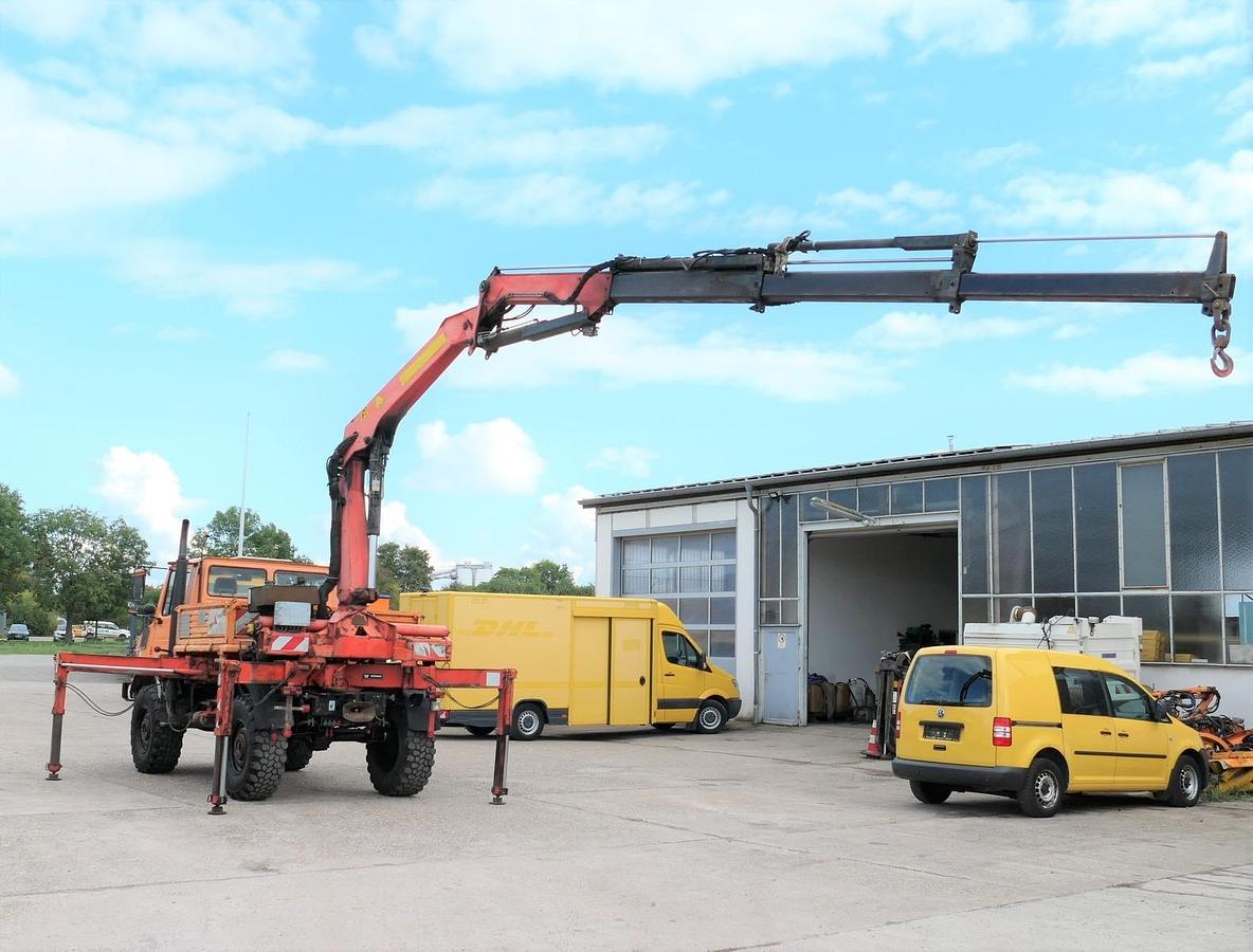 Gebraucht Unimog U1450 Palfinger PK 105B AHK STANDHEIZUNG