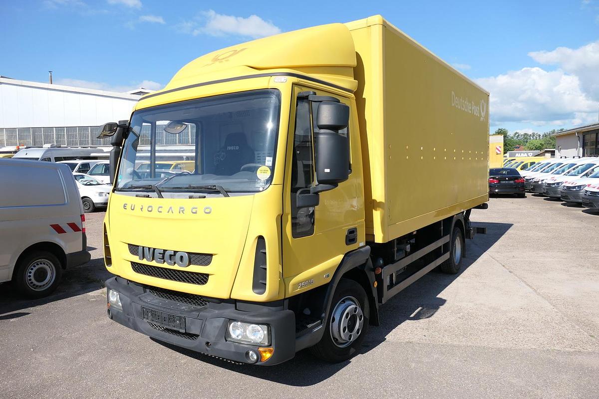 Gebraucht Iveco EuroCargo ML 75 E 16 P LBW LUFT AUTOMATIK COC EURO-5 Koffer-Innenlänge 5,5m