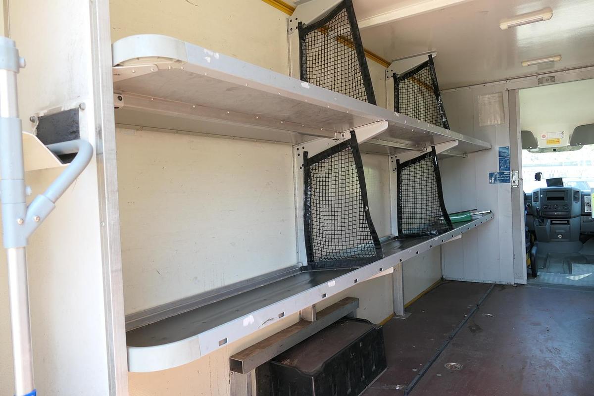 Gebraucht Mercedes-Benz SPRINTER 310 CDI MAXI EURO-5 KOFFER DURCHGANG REGALE KAMERA