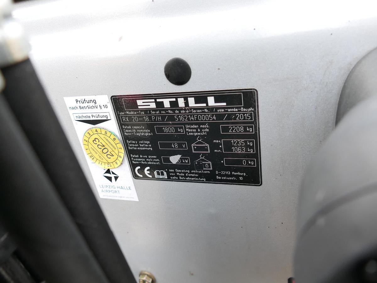 Gebraucht Still RX 20-18P/H 4-RAD Lange Gabeln