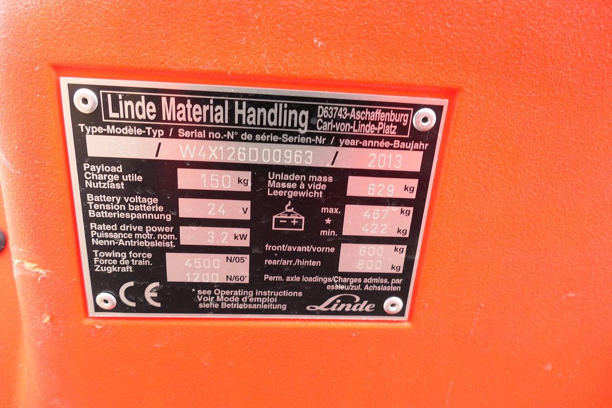 Gebraucht Linde P 60 Z Schlepper Batterie 50/2018