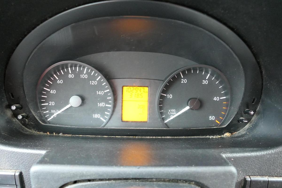 Gebraucht Mercedes-Benz SPRINTER 310 CDI MAXI EURO-5 KOFFER REGALE KAMERA DURCHGANG