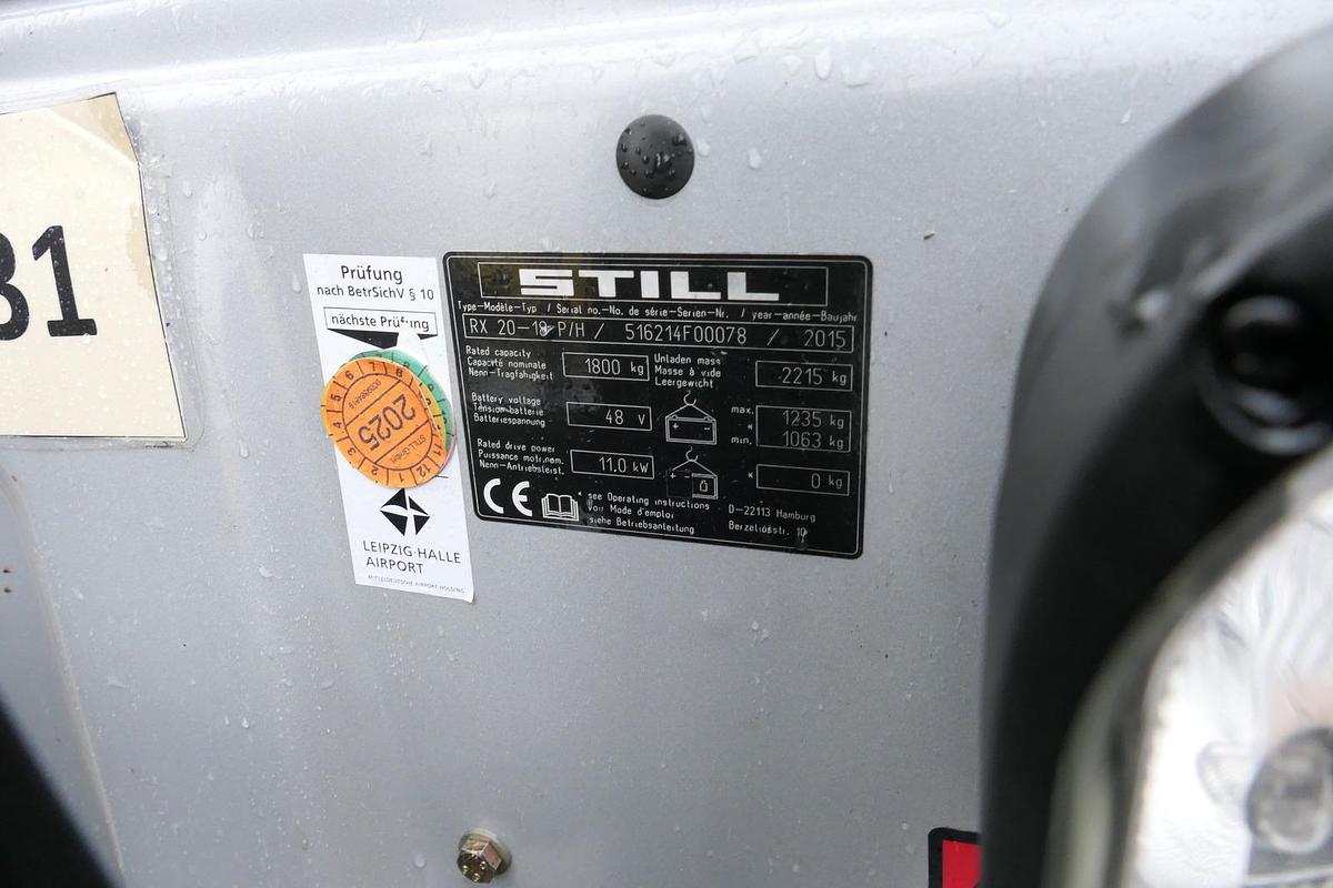 Gebraucht Still RX 20-18P/H 4-RAD DUPLEX Lange Gabeln!