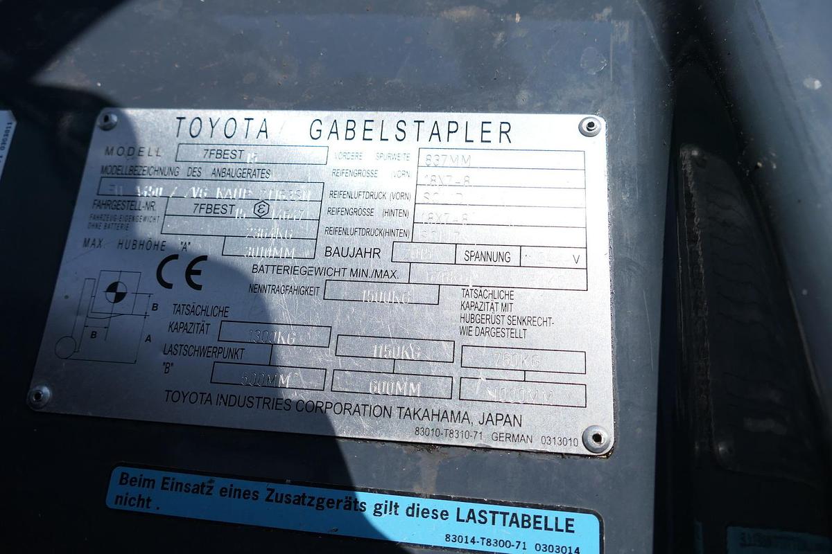 Gebraucht Toyota 7FBEST 15 Elektro 3-Rad