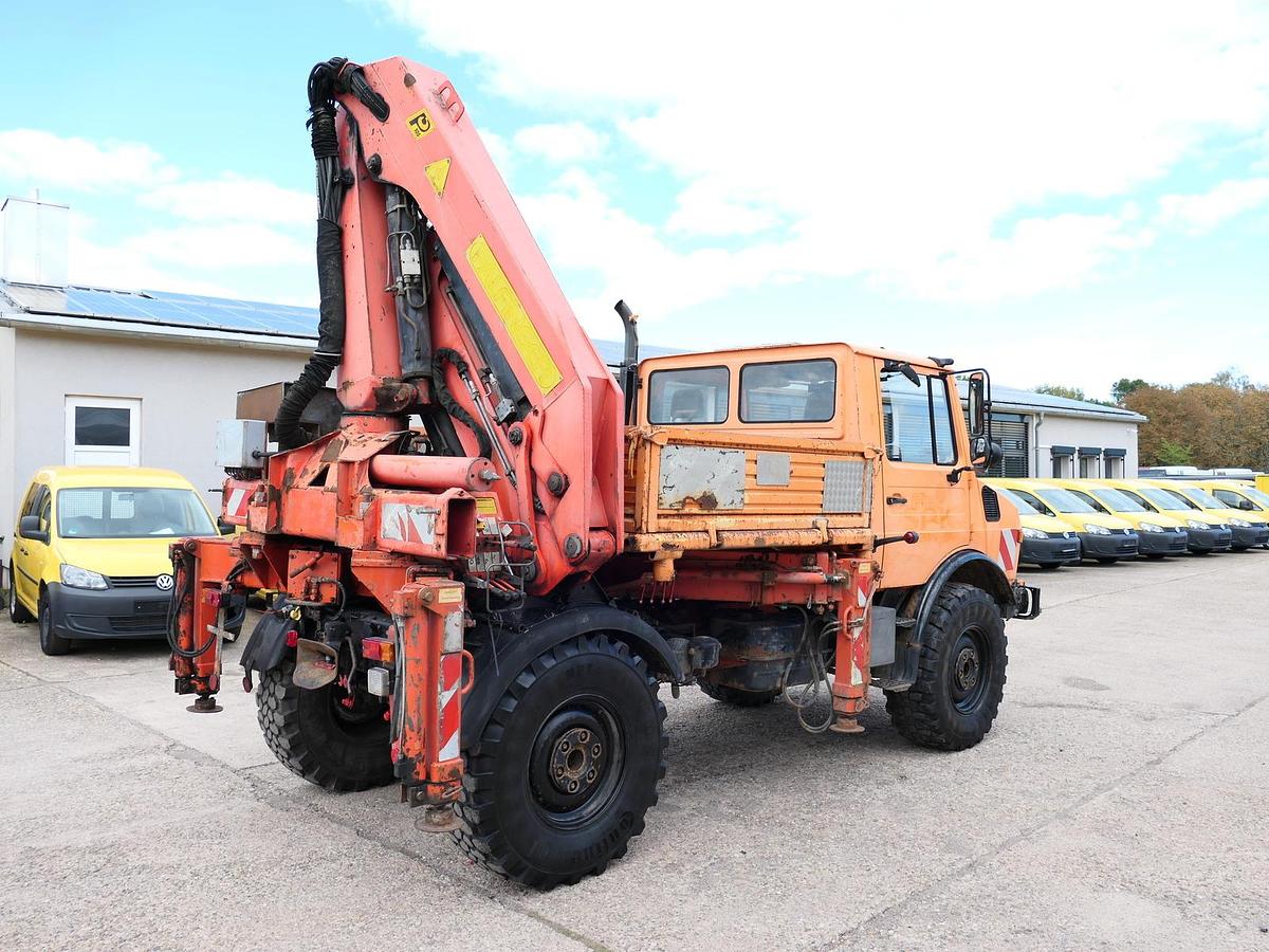 Gebraucht Unimog U1450 Palfinger PK 105B AHK STANDHEIZUNG
