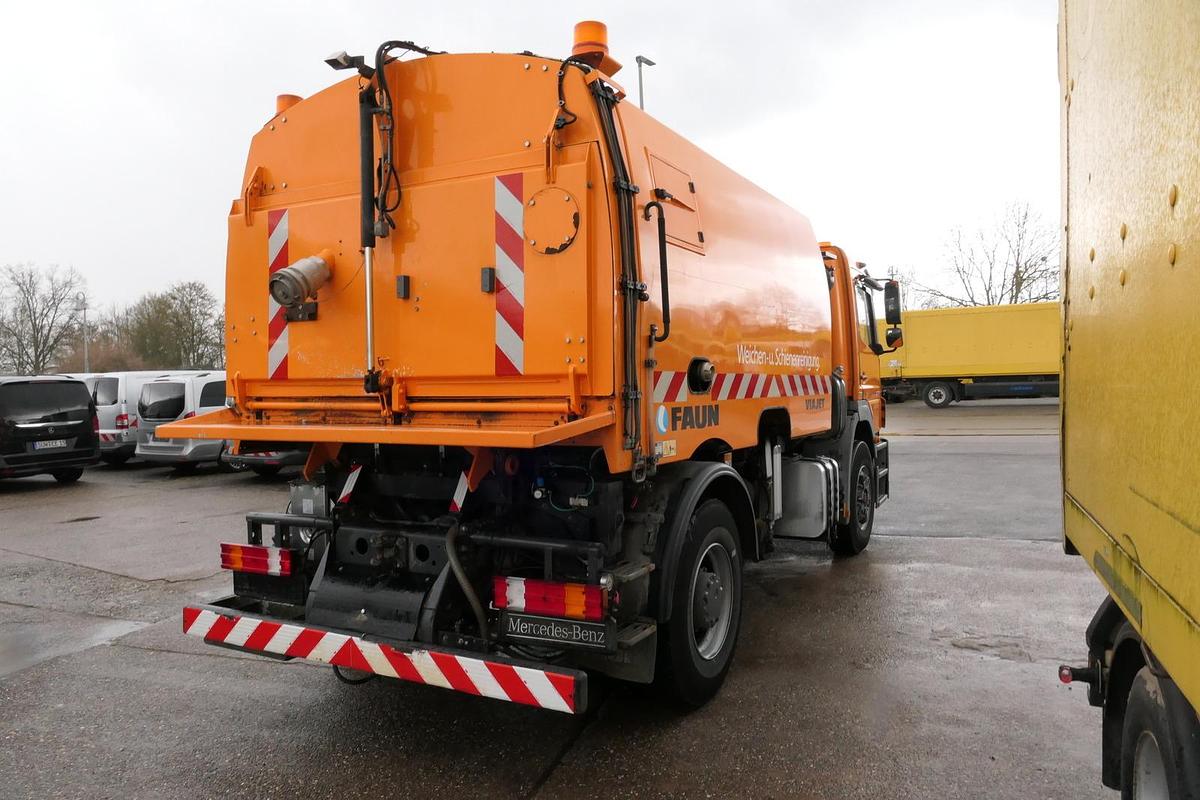 Gebraucht Mercedes-Benz 1829 Axor-R KLIMA FAUN Zweiwege-Schienenreiniger Standheizung - VIAJET 6H