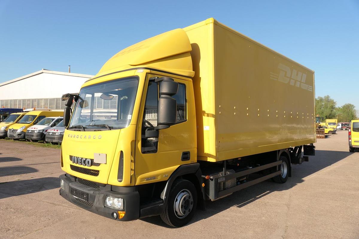 Gebraucht Iveco EuroCargo ML 75 E 16 P LBW AHK LUFT AUTOMATIK CoC EURO-6 - LBH 6,05x2,44x2,28