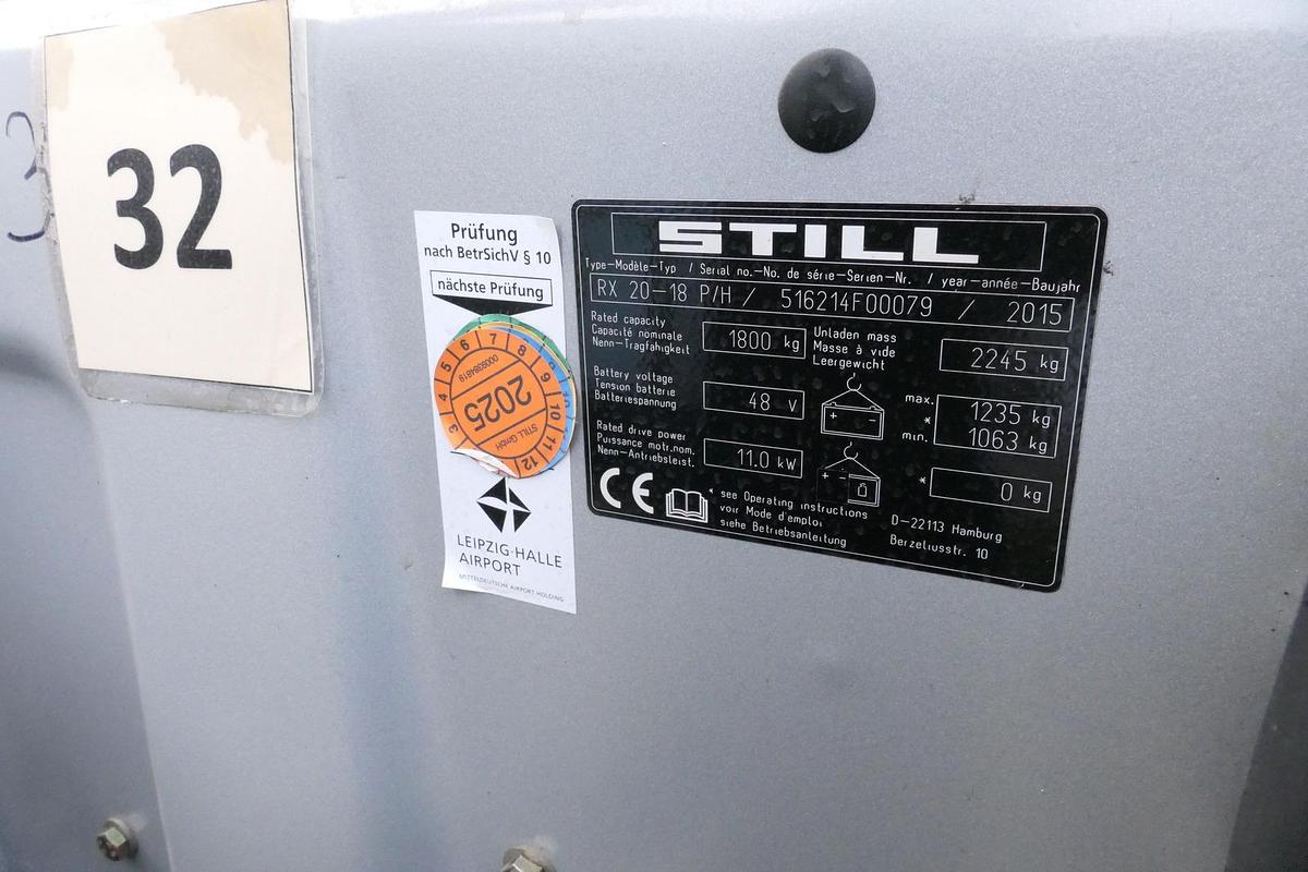 Gebraucht Still RX 20-18P/H 4-RAD Lange Gabeln