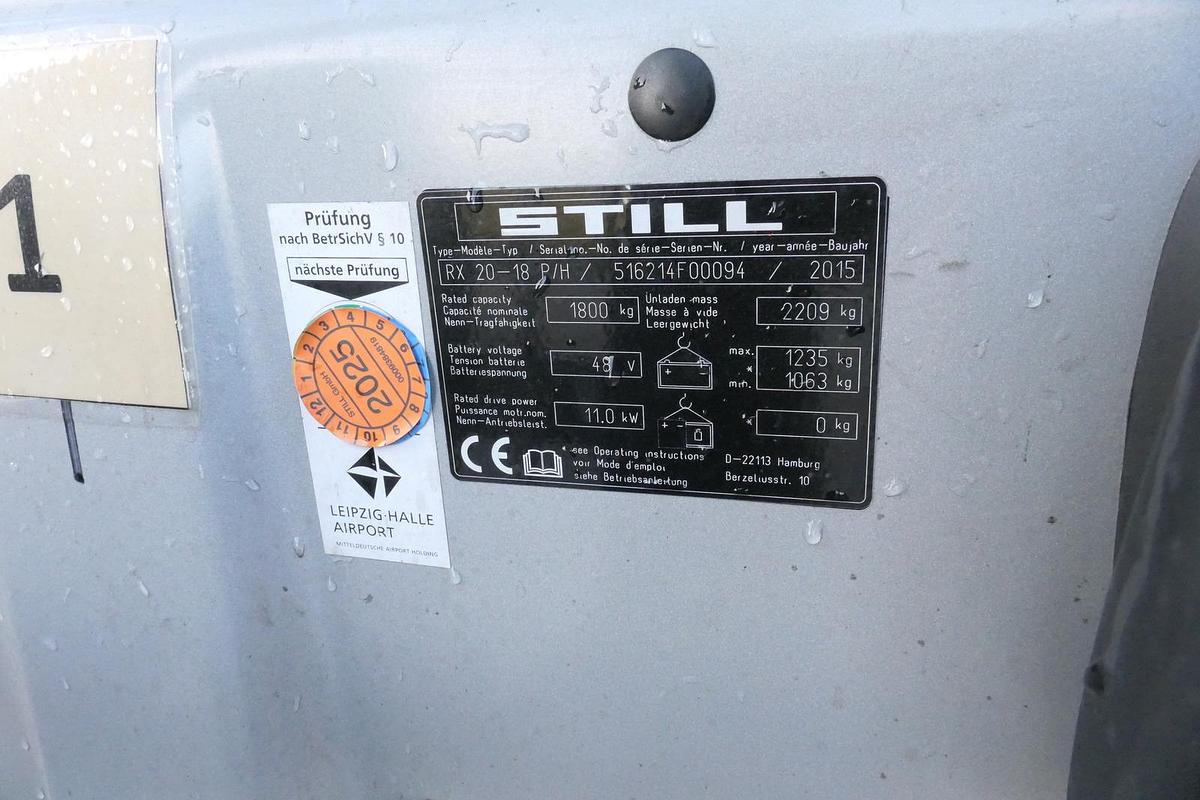 Gebraucht Still RX 20-18P/H 4-RAD DUPLEX Lange Gabeln!