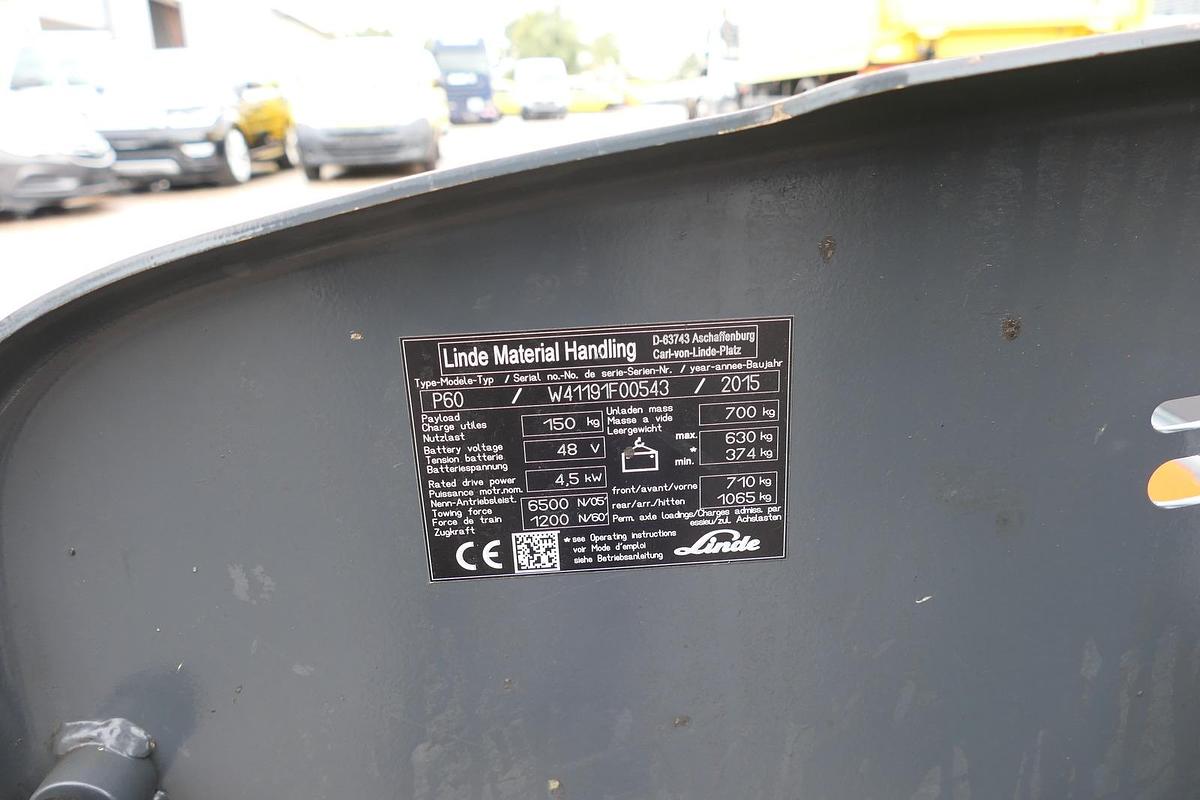 Gebraucht Linde P 60 Z Schlepper Batterie 25/2017