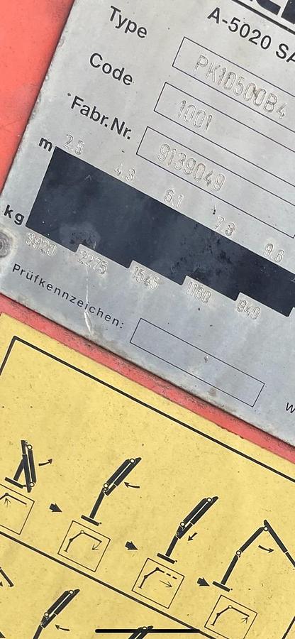 Gebraucht Unimog U1450 Palfinger PK 105B AHK STANDHEIZUNG