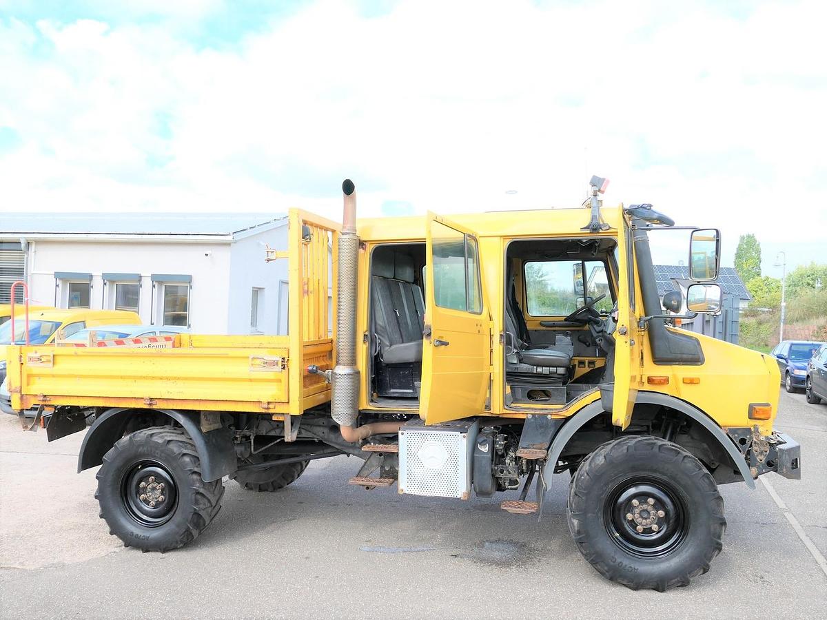 Gebraucht Unimog U4000 437/25 DoKa AHK KLIMA STANDHEIZUNG EURO-4
