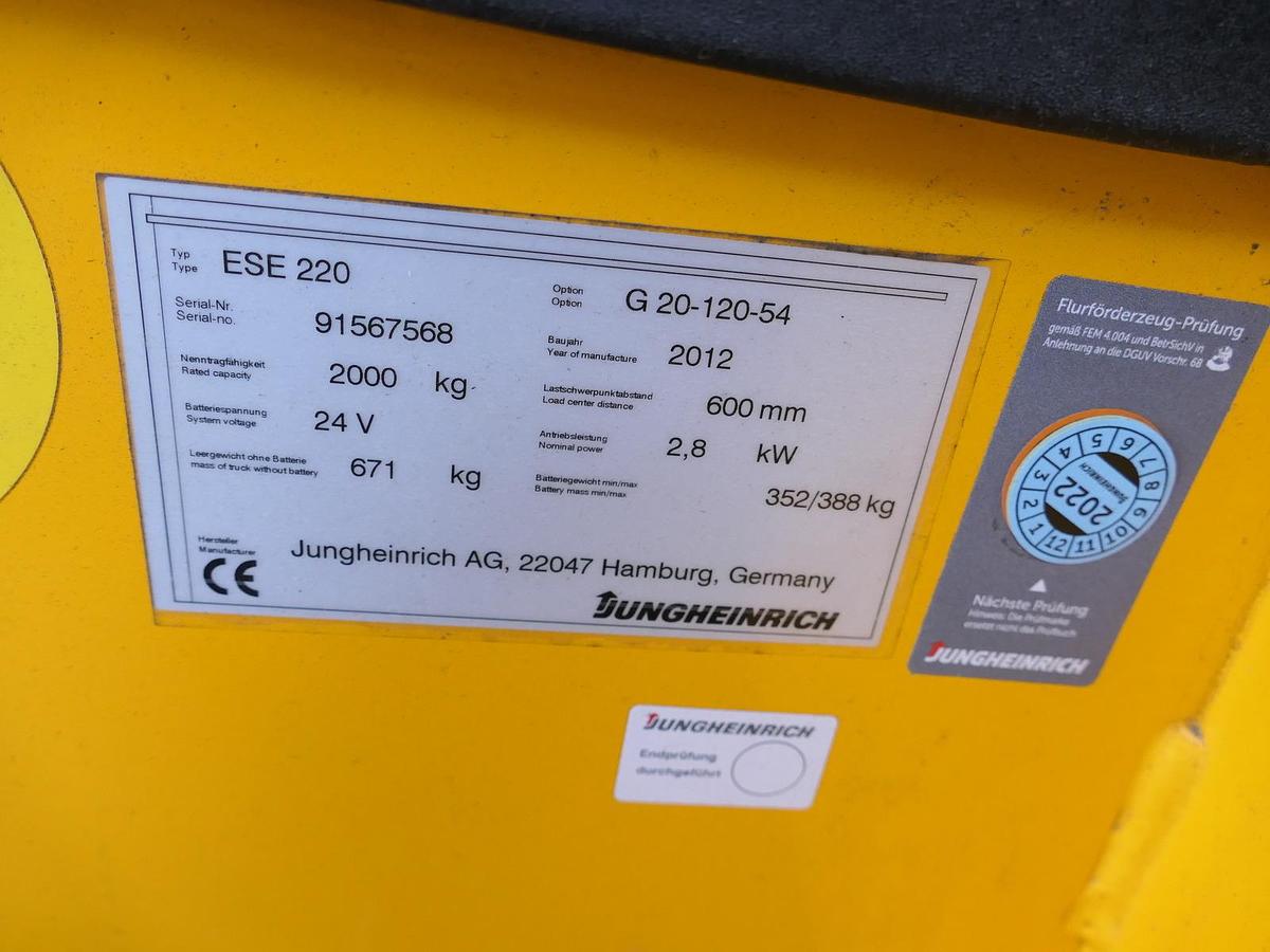 Gebraucht Jungheinrich ESE 220 Batterie 09/2018
