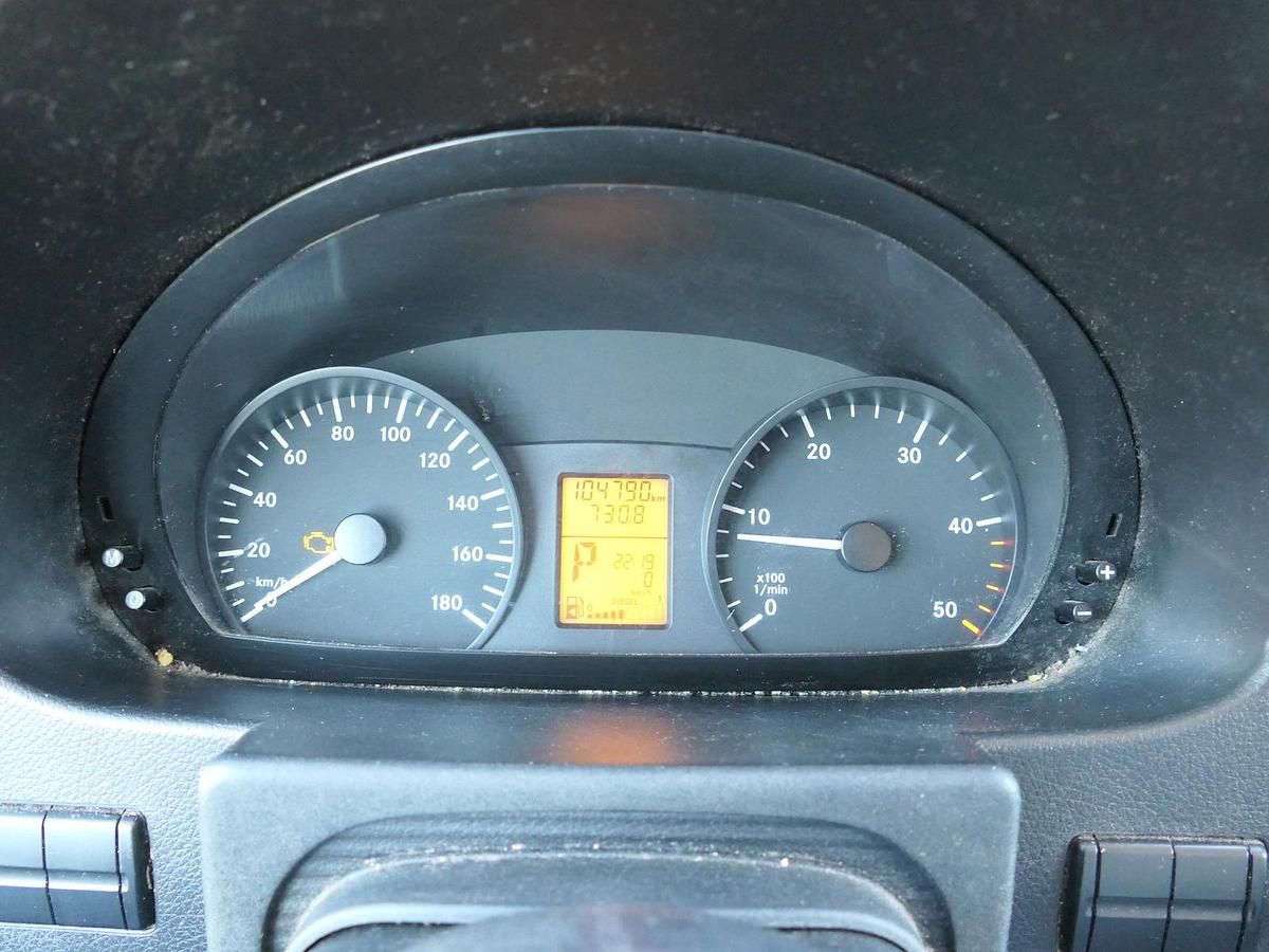 Gebraucht Mercedes-Benz SPRINTER 310 CDI MAXI EURO-5 KOFFER REGALE KAMERA DURCHGANG