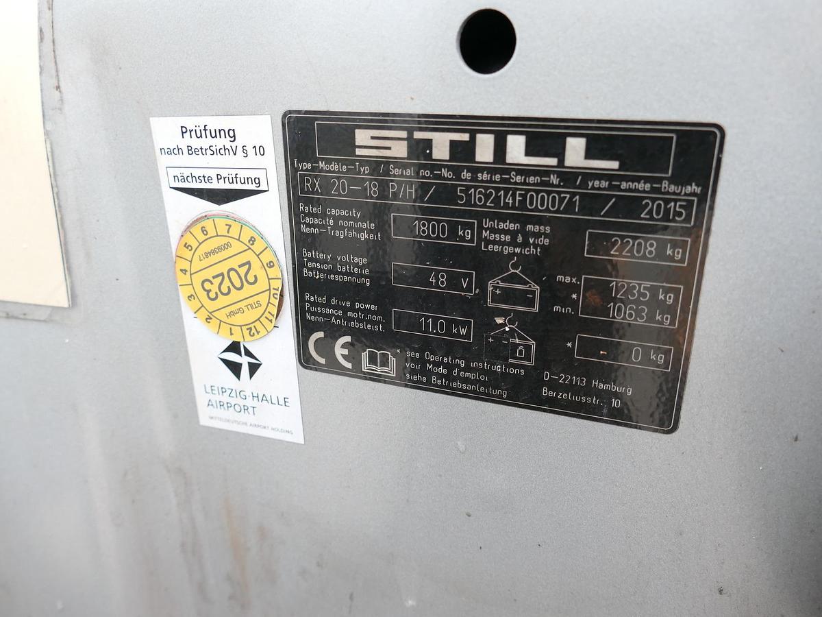 Gebraucht Still RX 20-18P/H 4-RAD 4-VENTILE DUPLEX Lange Gabeln