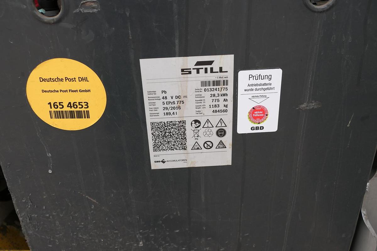 Gebraucht Still RX 20-18P/H 4RAD DUPLEX 4VENTIL BATTERIE 29/2016 Lange Gabeln