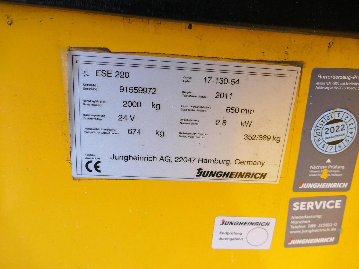 Gebraucht Jungheinrich ESE 220 Batterie 07/2020