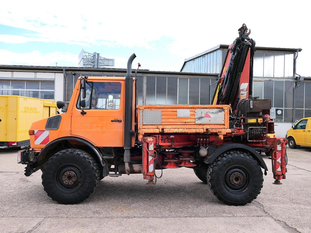 Gebraucht Unimog U1450 Palfinger PK 105B AHK STANDHEIZUNG