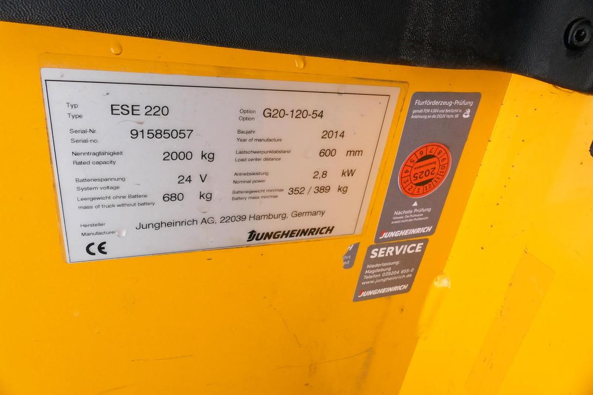 Gebraucht Jungheinrich ESE 220 Batterie 34/2017