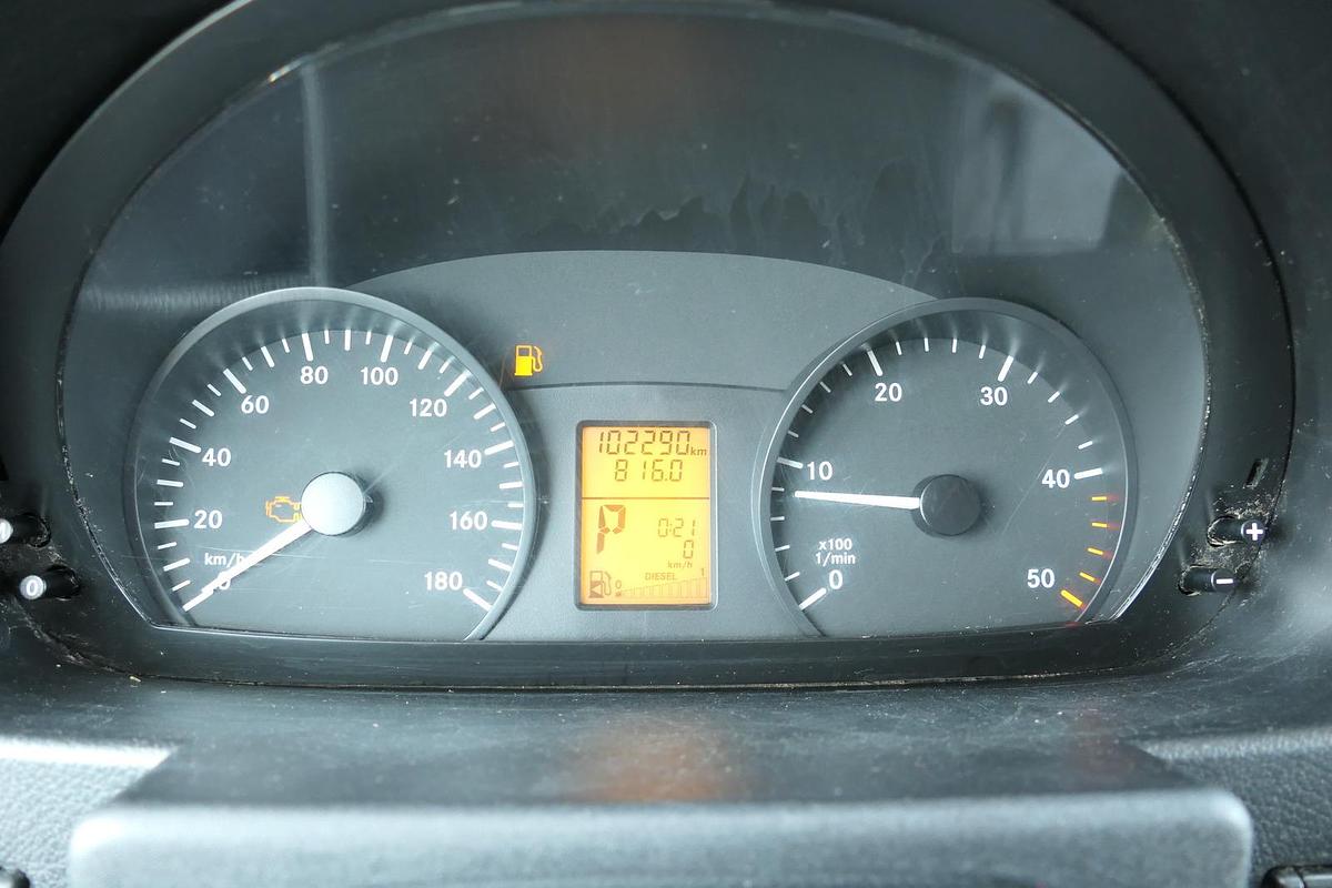 Gebraucht Mercedes-Benz SPRINTER 310 CDI MAXI EURO-5 KOFFER REGALE KAMERA DURCHGANG